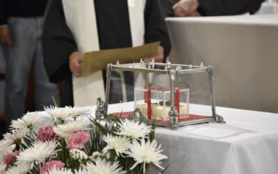 En la tierra del milagro reciben una reliquia del Beato Fray Mamerto Esquiú