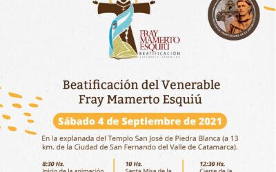 Beatificación. Programa de actos