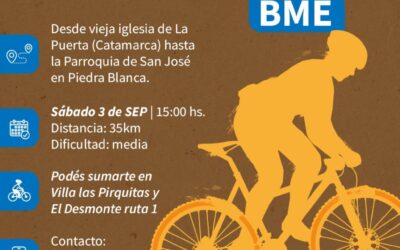 Llega la primera pregrinación ciclística por los caminos del Beato Esquiú