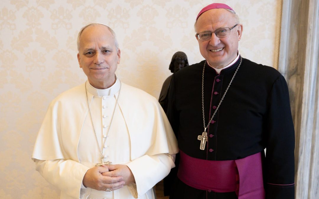 Una reliquia del Beato Mamerto Esquiú acompaña ahora al Papa León XIV