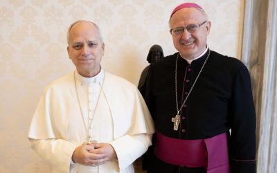 Una reliquia del Beato Mamerto Esquiú acompaña ahora al Papa León XIV