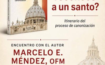 Fray Marcelo Méndez presenta «¿Cómo se reconoce a un santo?» en Buenos Aires